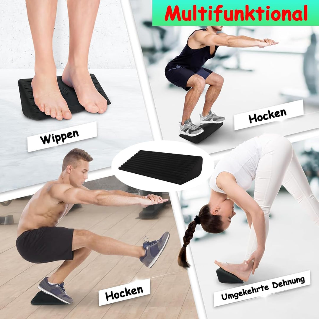 Slant Board for Calf Stretching Rutschfest Squat Wedge Balance Boards Fusswippe Wadenstrecker Schräg