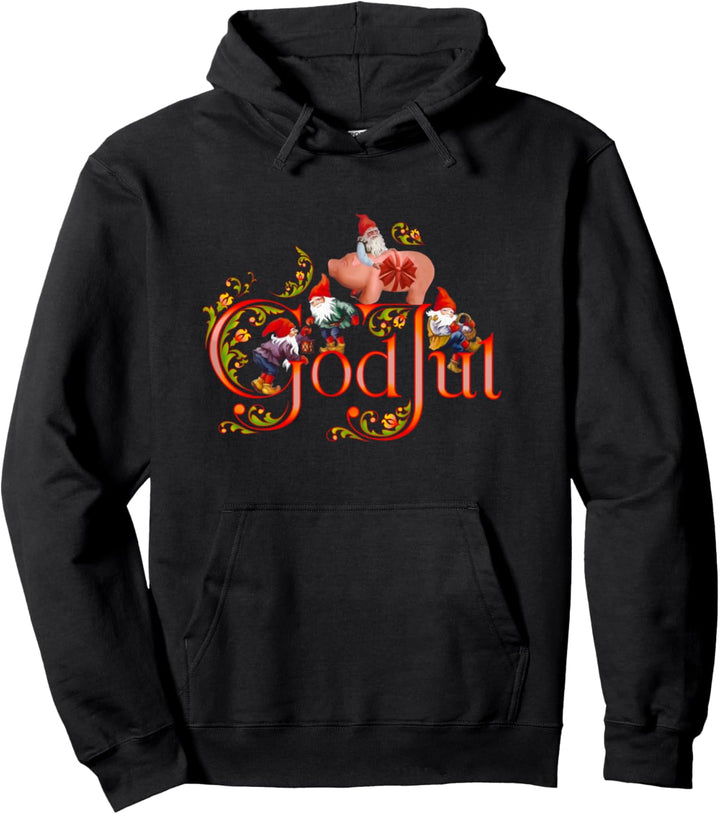 Skandinavischer Weihnachtsgott Jul Marzipan Schwein Pullover Hoodie