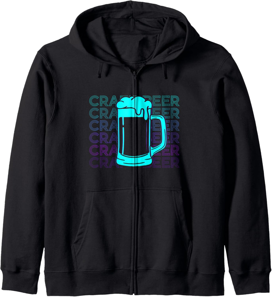 Craft Bier Retro Kapuzenjacke