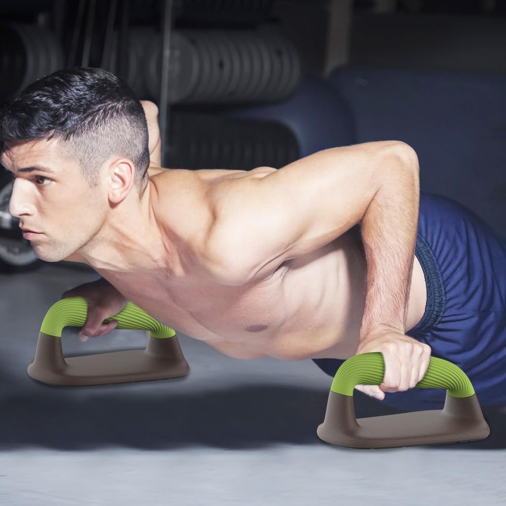Calisthenics Equipment Liegestützgriffe - Rutschfest Parallettes Handstand Griffe Robuste Push Up Ba