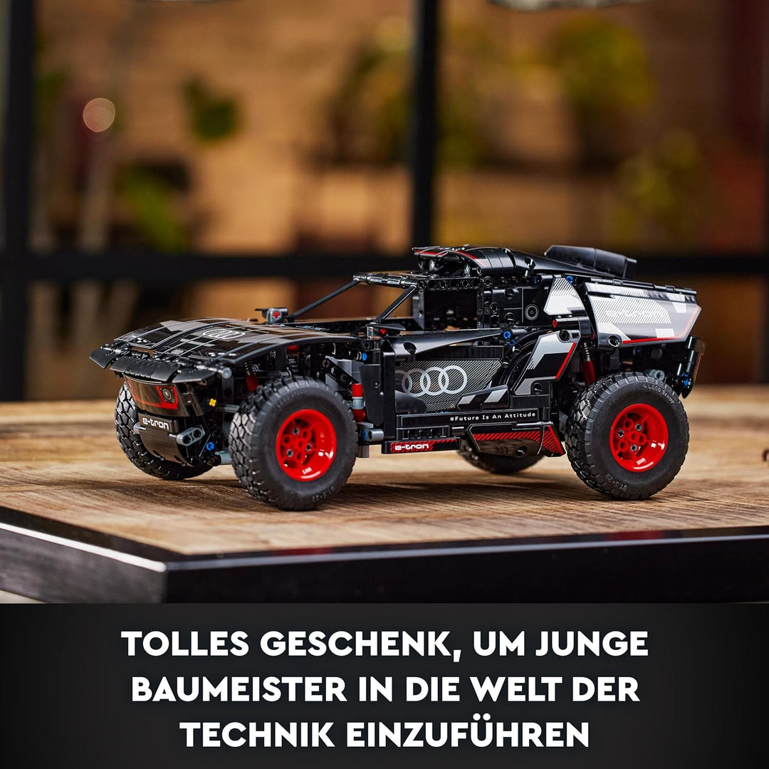 Lego 42160 Technic Audi RS Q e-tron, ferngesteuertes Rallye-Auto-Spielzeug, Dakar-Rallye-Geländewage