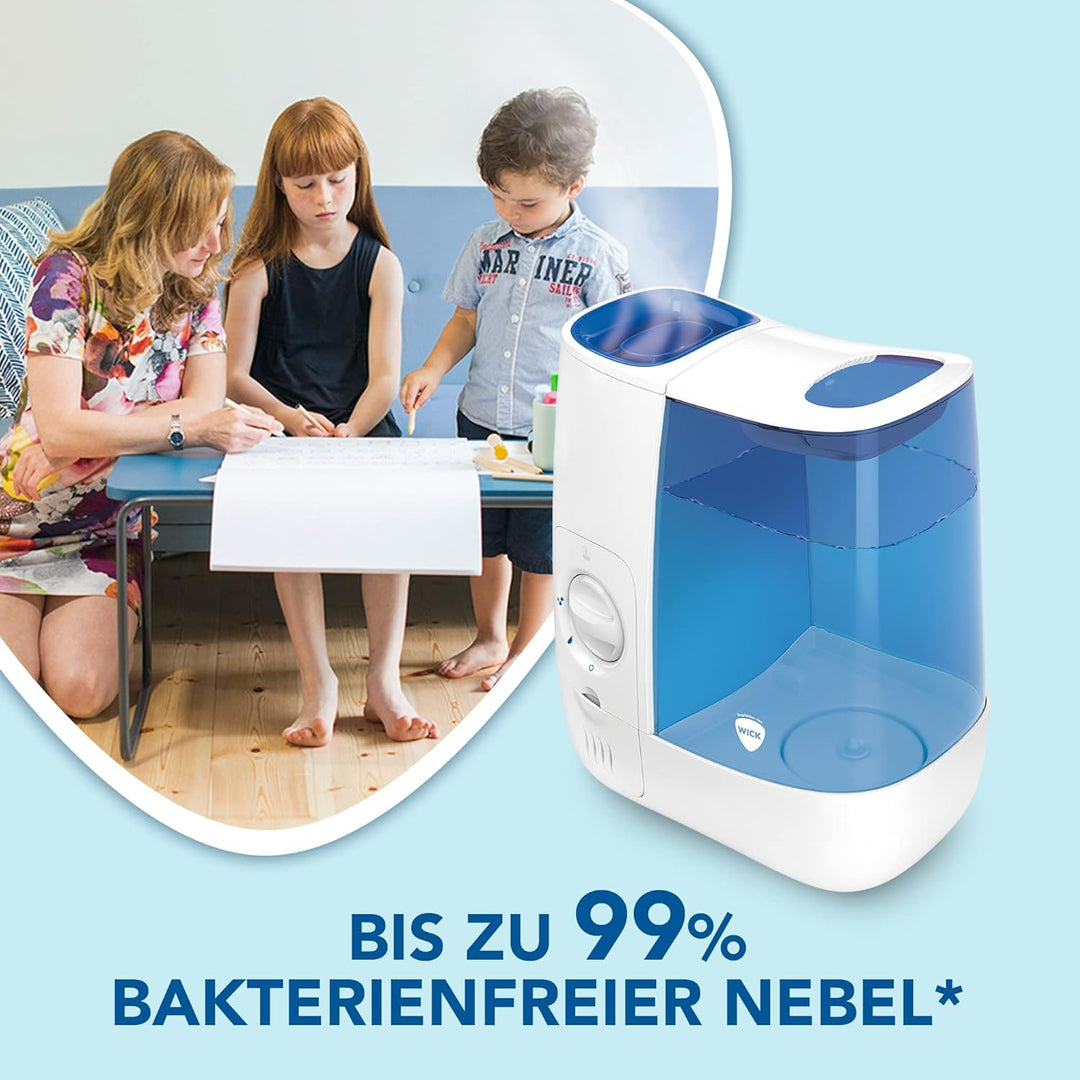 Wick Warmluft-Luftbefeuchter – 3,8-l-Wassertank – Angenehmerer Schlaf und leichteres Atmen – Bis zu