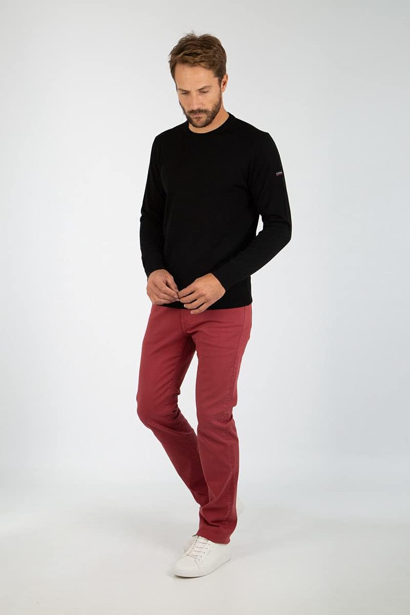 Armor Lux Herren Pull Damgan Homme Pullover S Schwarz (010 Schwarz 010 Schwarz), S Schwarz (010 Schw