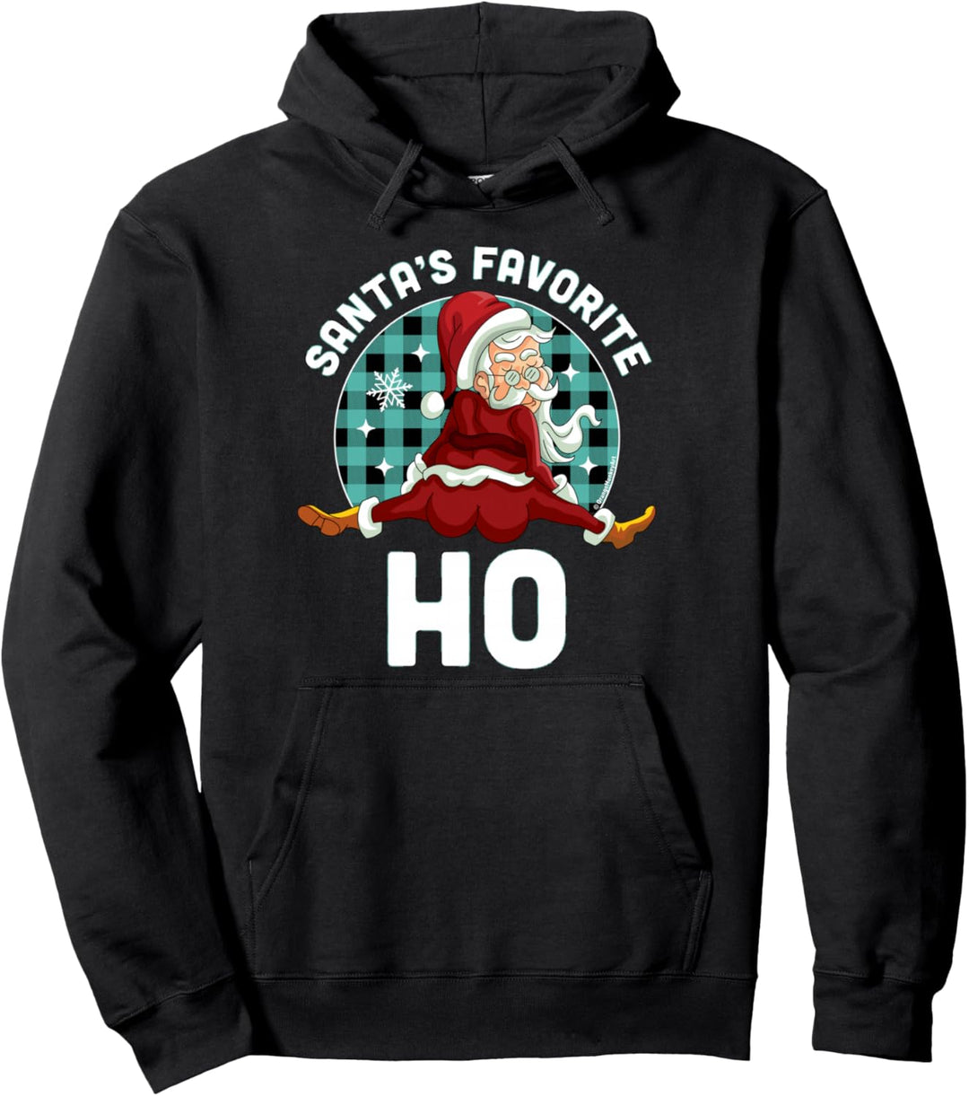 Santa's Favorite Ho Weihnachtspyjama Pullover Hoodie