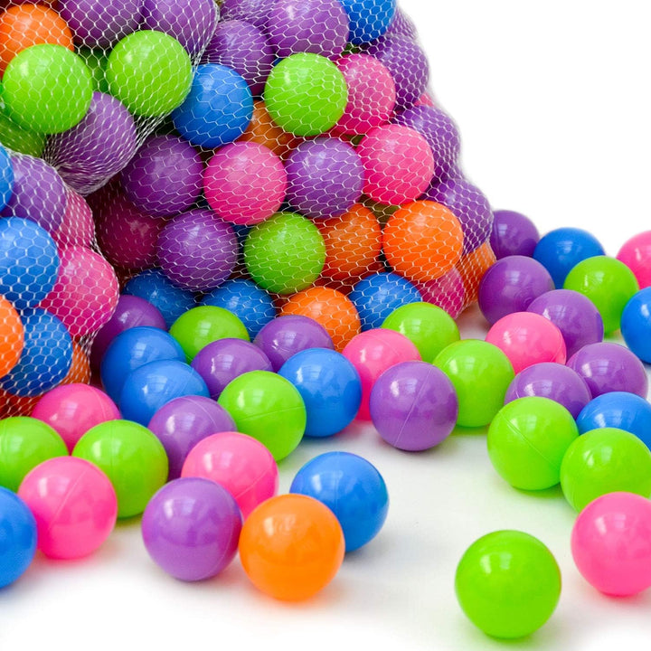 LittleTom 300 Bällebadbälle 6 cm Bunte Bällebad Bälle Spielbälle Babybälle Pastell, 300