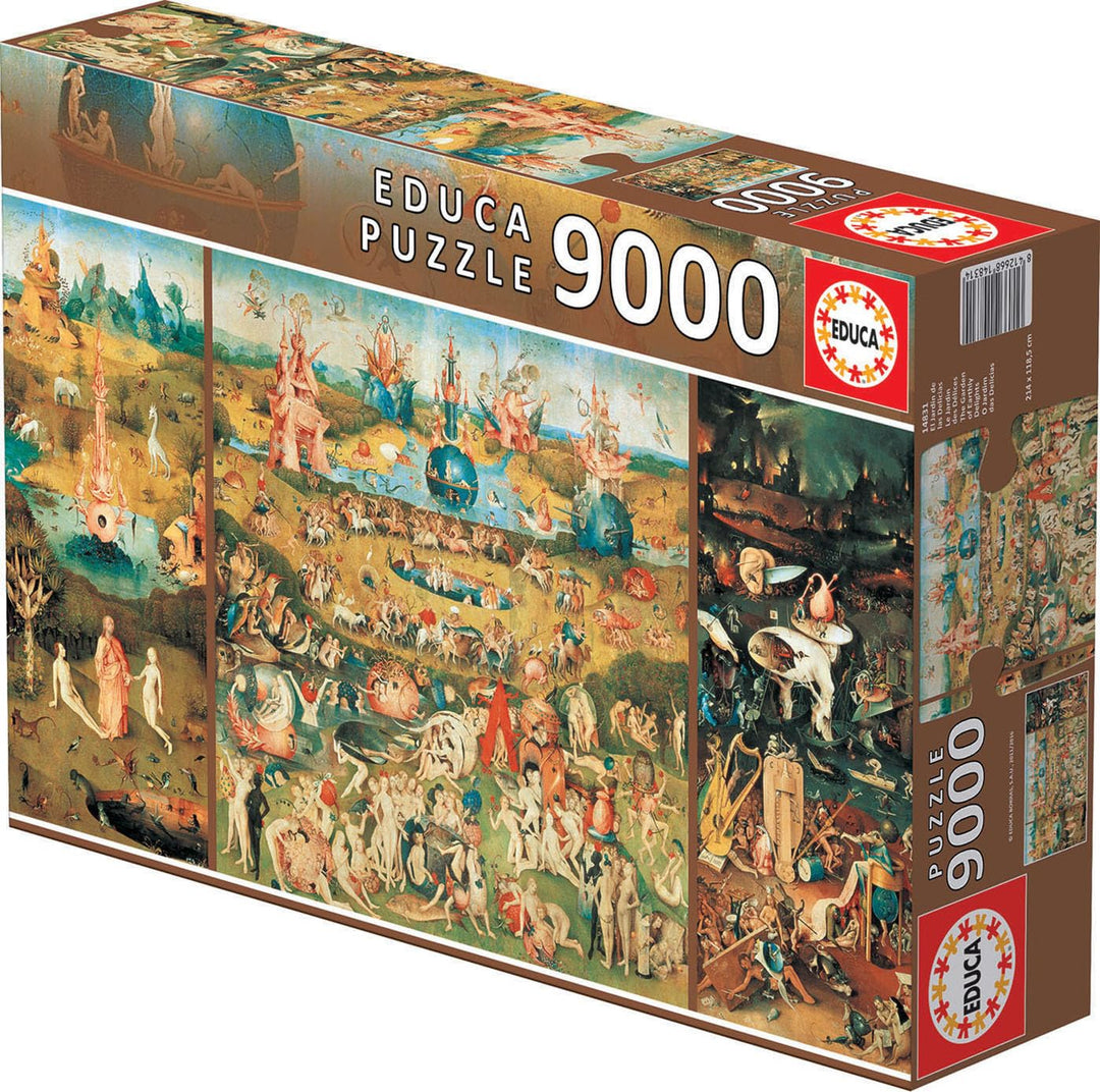 Educa 14831, Garten der Lüste, 9000 Teile Puzzle für Erwachsene und Kinder ab 14 Jahren, Hieronymus