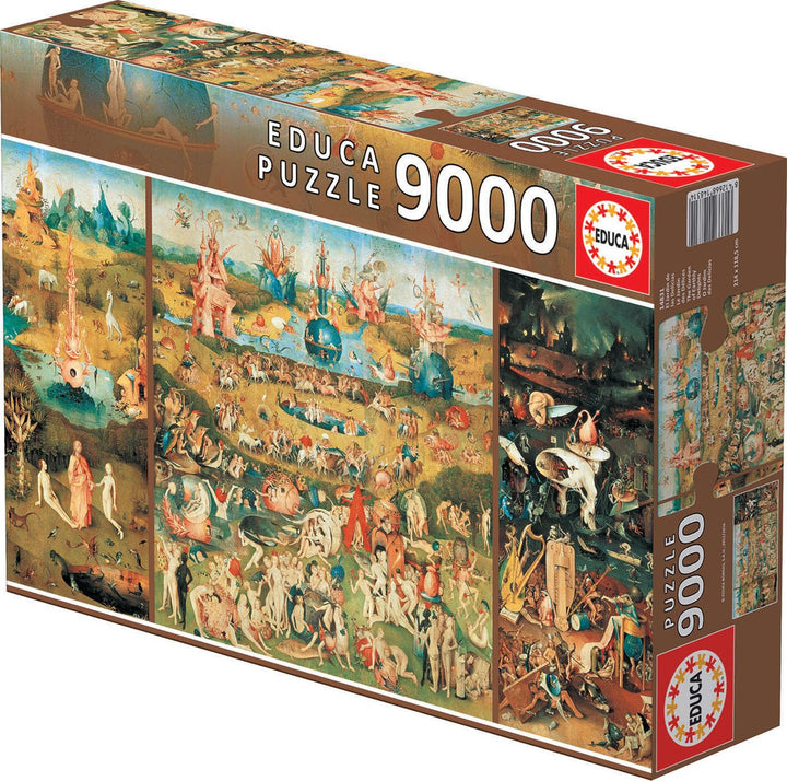 Educa 14831, Garten der Lüste, 9000 Teile Puzzle für Erwachsene und Kinder ab 14 Jahren, Hieronymus