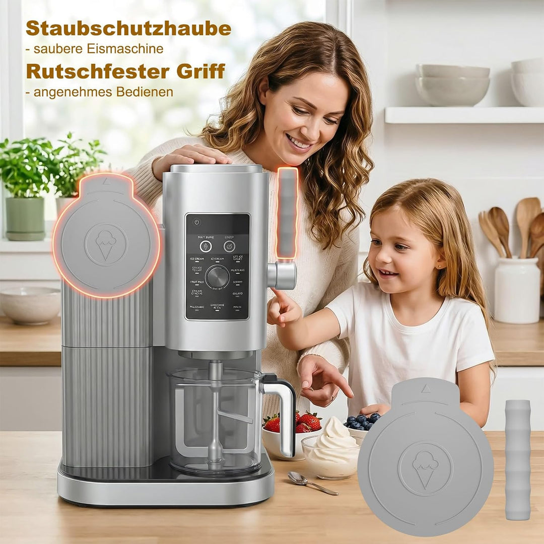 2 Stück Behälter für Ninja CREAMi Swirl, 480ML Eisbehälter für Ninja Eismaschine NC700 &amp; NC701EU Ser