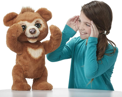 FurReal Cubby, Mein Knuddelbär, interaktives Plüschtier, ab 4 Jahren Braun