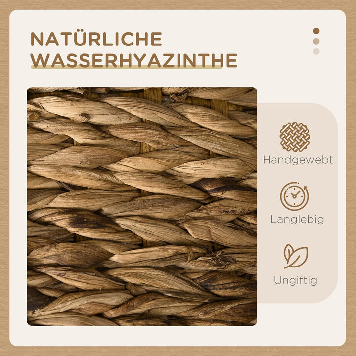 PawHut Kratztonne, 73 cm hoch Katzentonne mit 3 Höhle, Kratzbaum mit Kissen, Katzenturm aus Wasserhy