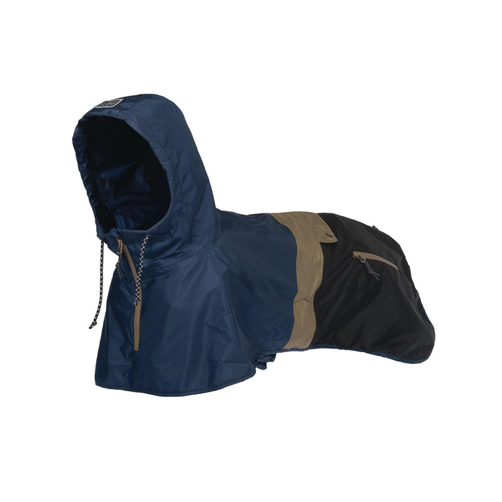 Baja Coastline wasserdichte Hundejacke – Hunde-Regenmantel mit Kapuze, leichte und verstellbare Hund