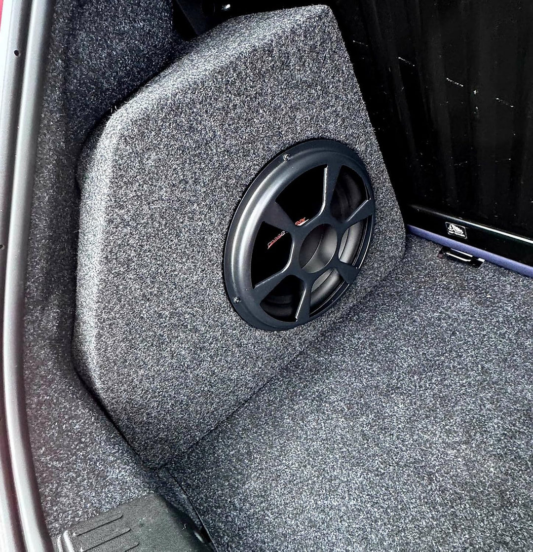 Subwoofer Gehäuse passend für FIAT 500 Kofferraum
