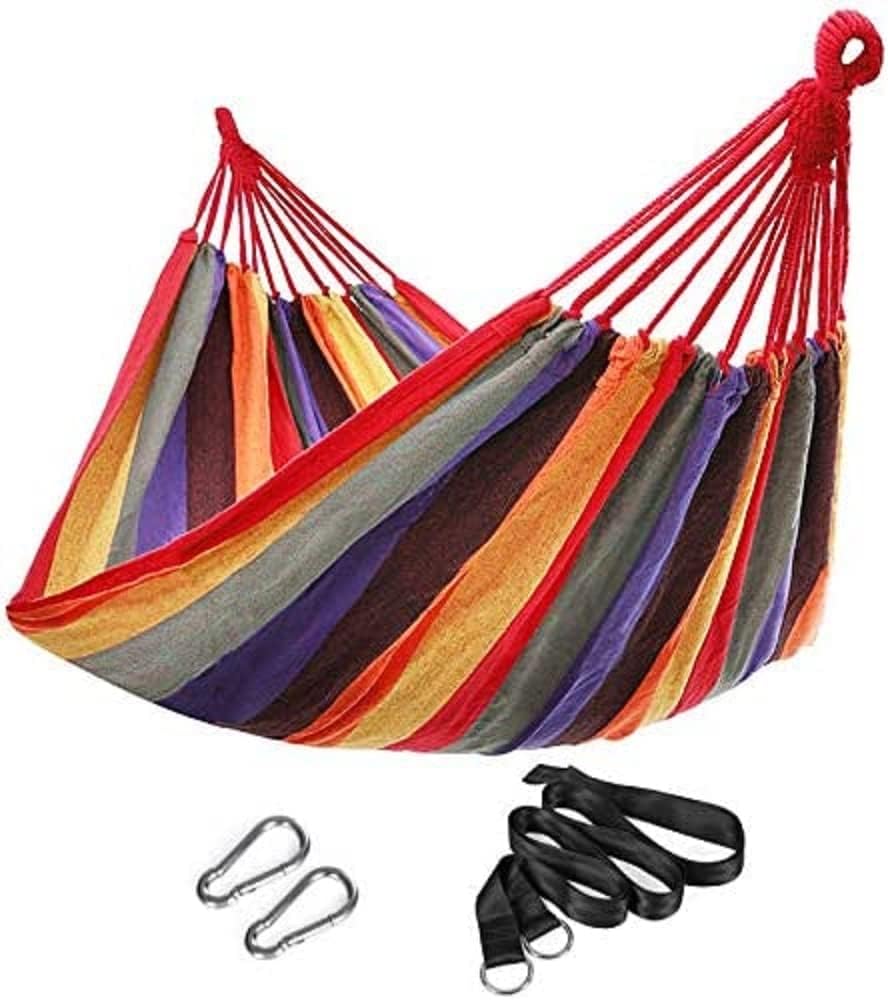 SONGMICS Hängematte Mehrpersonen 210 x 150 cm, TÜV Rheinland, Belastbarkeit bis 300 kg, für Outdoor