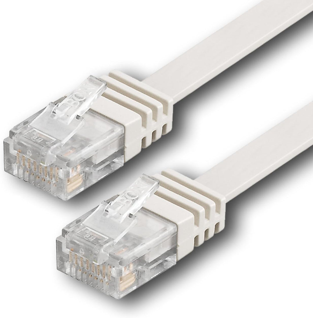 1aTTack Cat5e 2X RJ45 Stecker Flach Netzwerk Patch-Kabel 30m, 30m