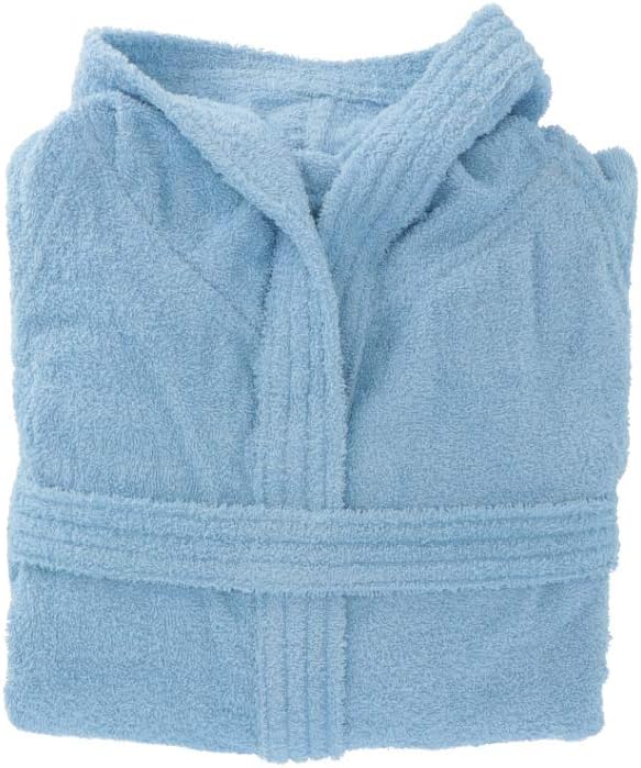 Gabel Bademantel Himmelblau M, Himmelblau M