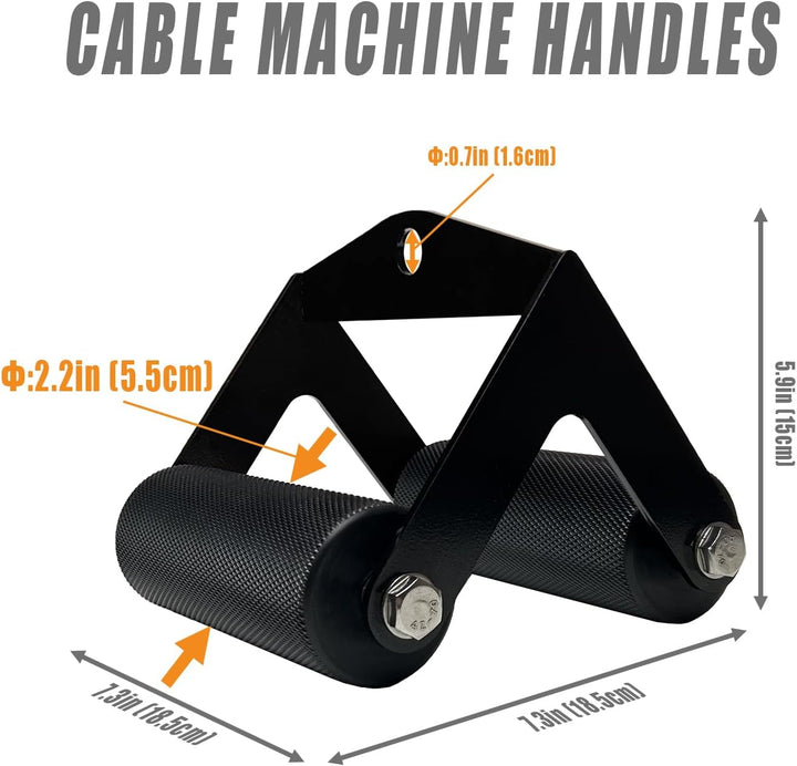 Arm-Wrestling-Griffe, dicke Armwresting-Trainingsgeräte, Lat-Pulldown-Aufsätze, D-Griff, V-Bar-Kabel