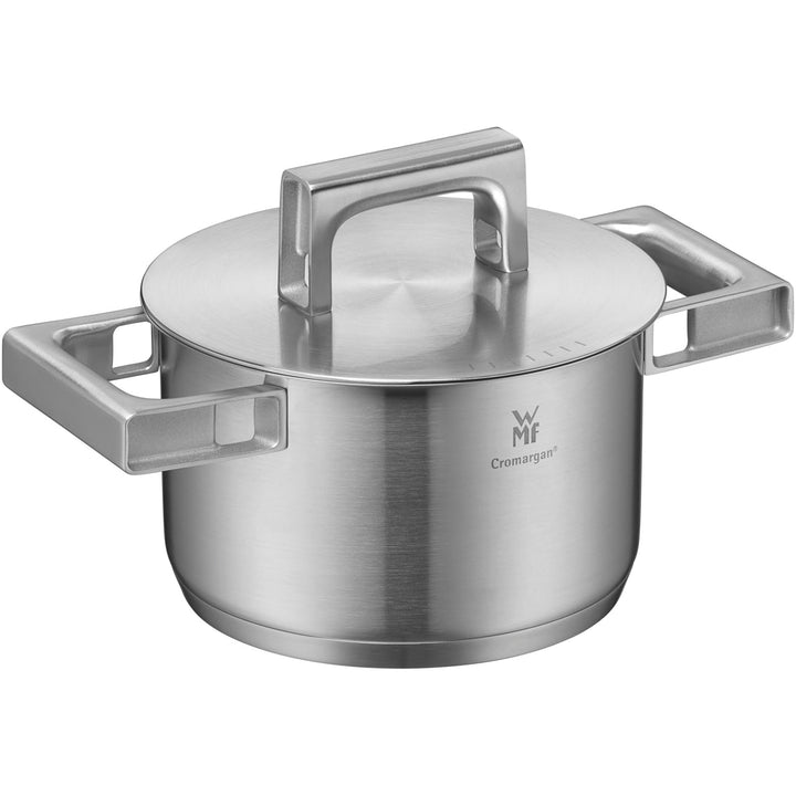 WMF Ultimate Cool Kochtopf klein 16 cm, Edelstahldeckel, Fleischtopf Induktion 1,9l, Cromargan Edels