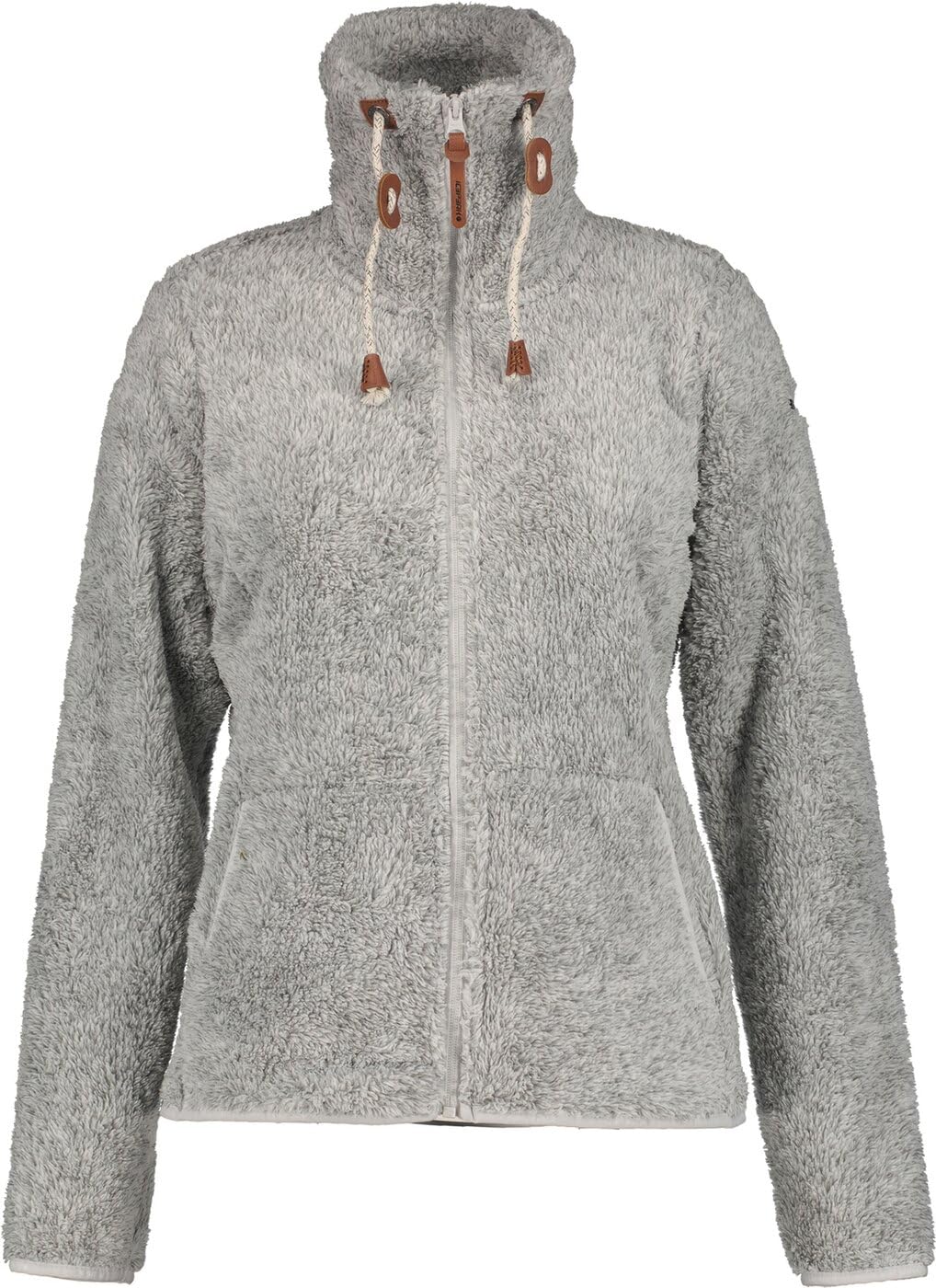ICEPEAK Colony Midlayer für Damen XL Hell Grau, XL Hell Grau