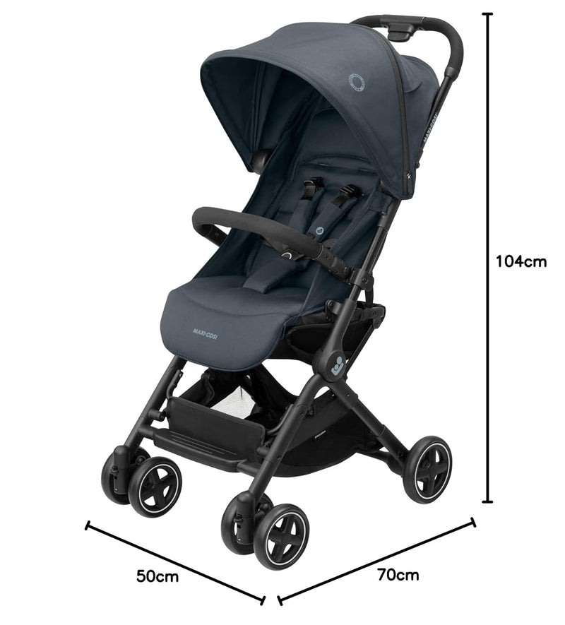 Maxi-Cosi Lara2 Kinderwagen, 0–4 Jahre, 0–22 kg, federleichter, kompakter Buggy, 3 Liegepositionen,