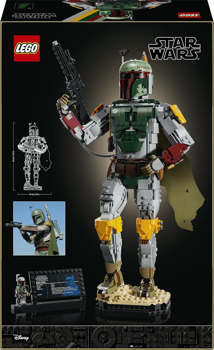 LEGO Star Wars: Die Rückkehr der Jedi-Ritter Boba Fett Figur - mit Helm, Blaster &amp; Kopfgeldjäger Min