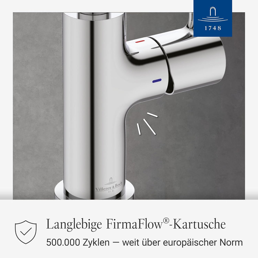 Villeroy &amp; Boch Variaro Küchenarmatur, Armatur Küche, 306 mm Auslaufhöhe, 360° schwenkbarer Auslauf,