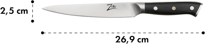 Zelite 15,2 cm Kochmesser, Profi Messer aus Deutschem Edelstahl, Universalmesser Japanisch Inspirier