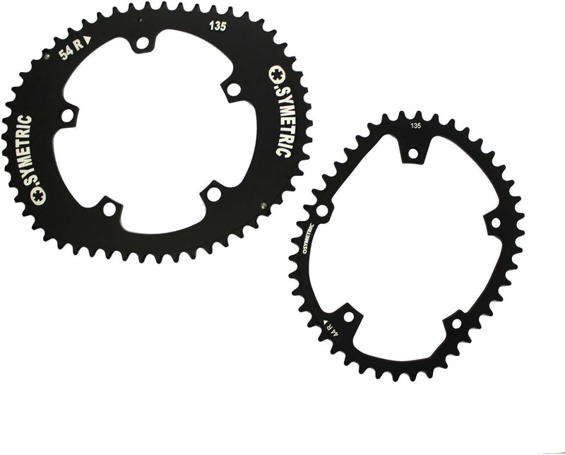 Stronglight Osymetric Kettenblatt, schwarz, 13 x 13 x 5 cm