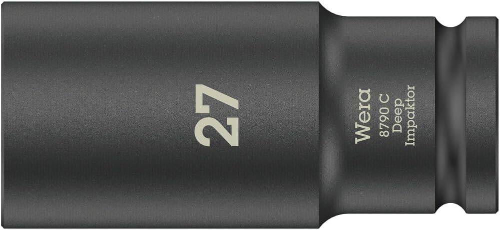 Wera 05150115001 9725 Schaumstoffeinlage Zyklop C, 1/2", Impaktor Deep Steckschlüsseleinsatz Set 1,