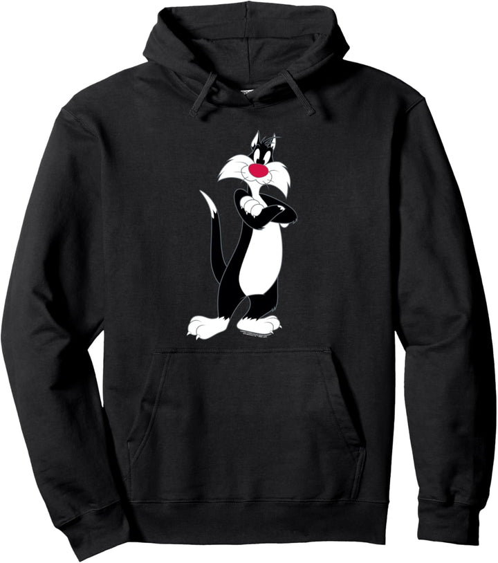 Looney Tunes Selvester Crossed Arms Pullover Hoodie