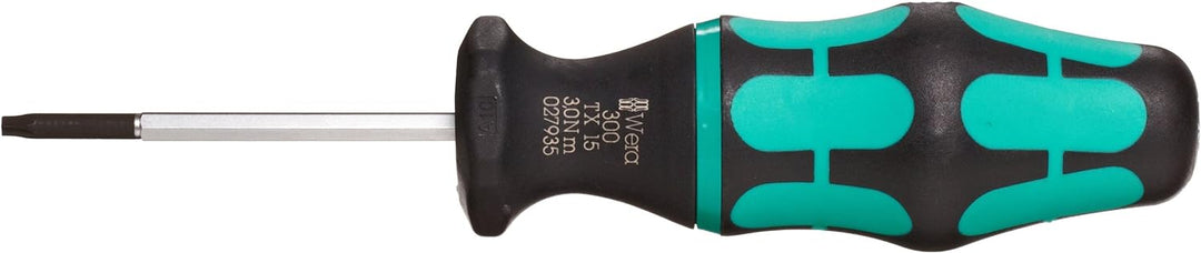 Wera 300 TX Drehmomentindikator Torx, TX 15, 3 Nm, 1 Stück, 05027935001 TX 15 Head, TX 15 Head