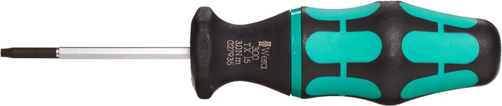 Wera 300 TX Drehmomentindikator Torx, TX 15, 3 Nm, 1 Stück, 05027935001 TX 15 Head, TX 15 Head