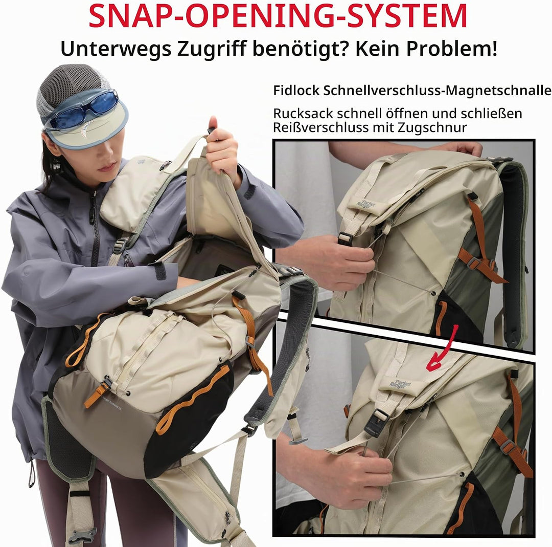 VSGO Pocket Ranger Kamera Tasche, Outdoor Kamera Rucksack mit faltbarem Futter spiegellose/DSLR Kame
