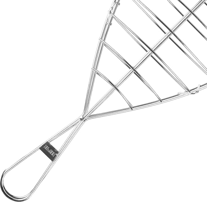 Ibili 770100 Fischbräter, Edelstahl, Silber, 19 x 19 x 42 cm, 19 x 19 x 42 cm