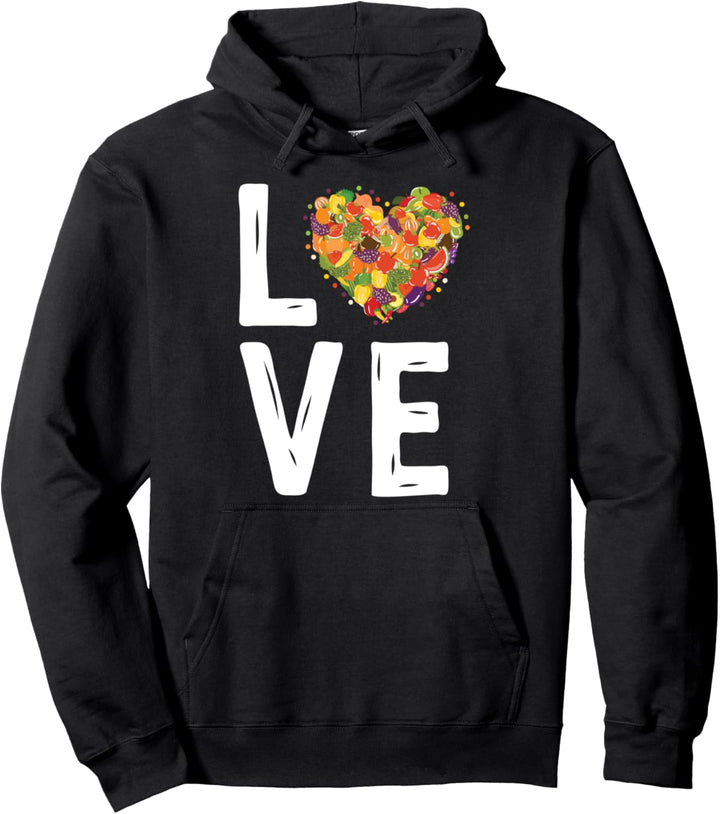 Liebe Vegan - Vegan Liebe Geschenk Pullover Hoodie