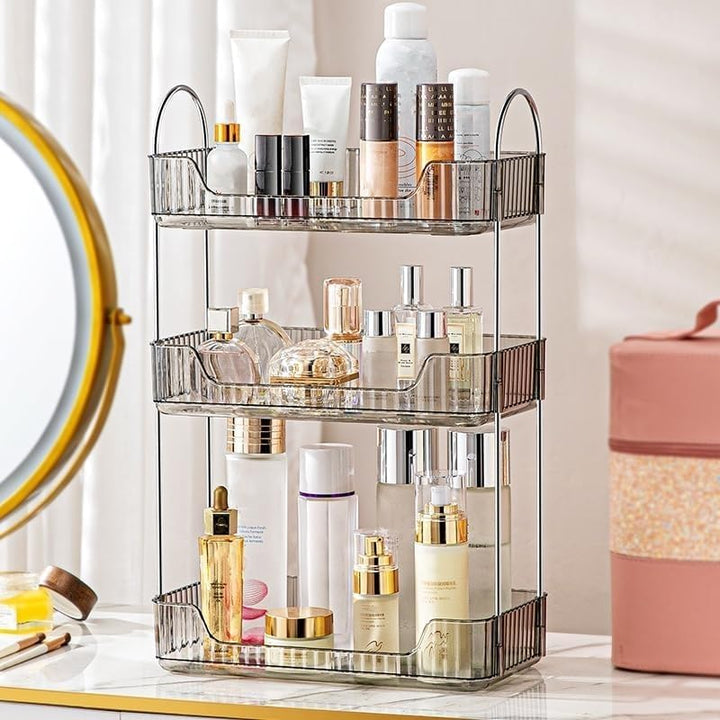 Make up Organizer, Kosmetik Organizer, Beauty Organizer, Hautpflege Organizer für Badezimmer (3 Schi