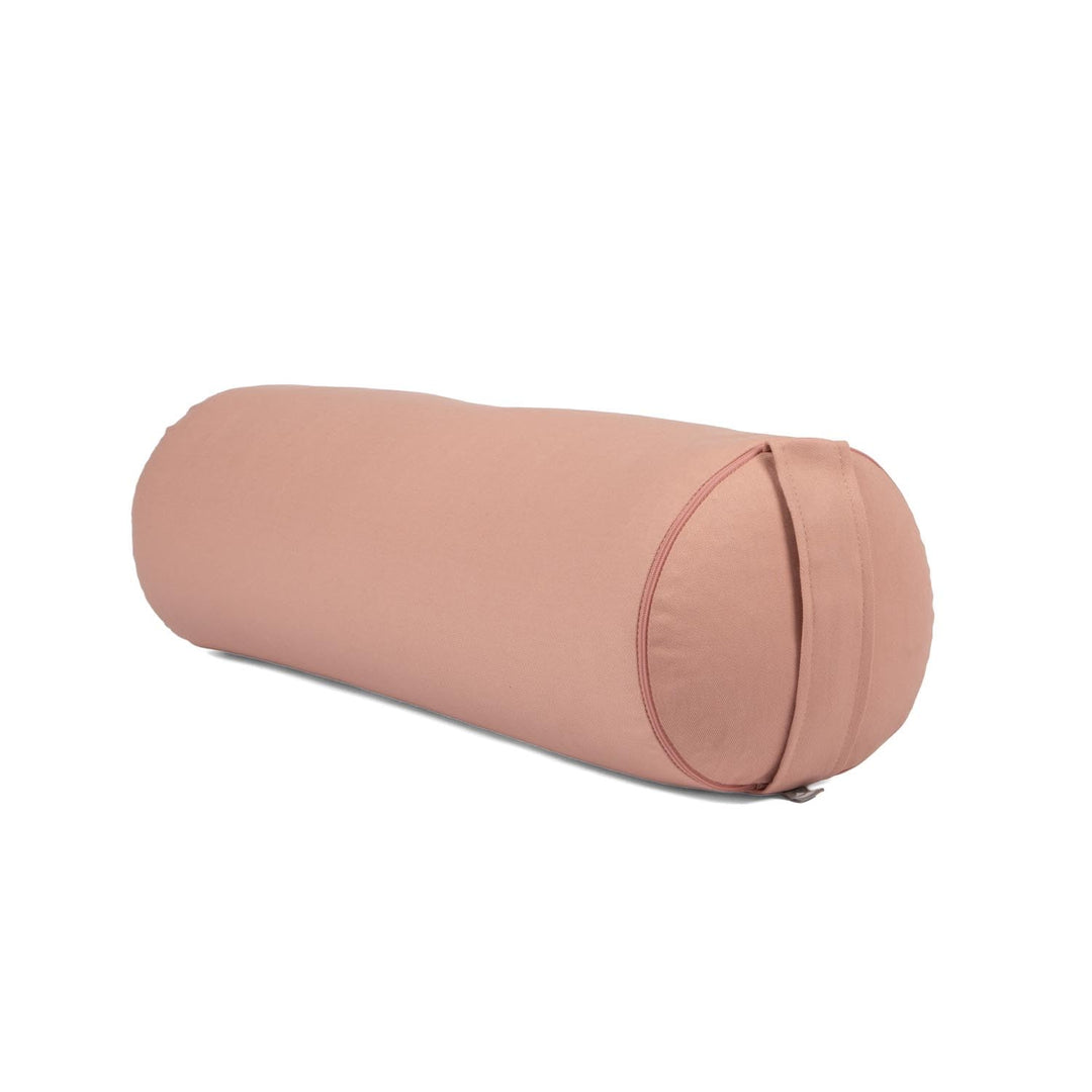 Bodhi Yoga Bolster | ECO Serie | Yogarolle mit Kapok-Füllung | Waschbarer Bezug aus 100% Bio-Baumwol