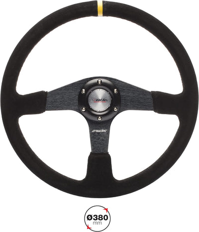 Simoni Racing DEF Verteidiger Universal Lenkrad, Schwarz Shammy
