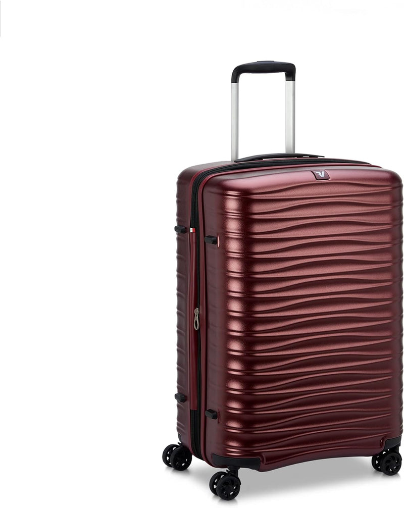 RONCATO Wave - 4-Rollen-Trolley M 65 cm erw. Dark red, Dark Red