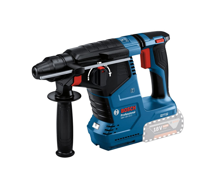 Bosch Professional 18V System Akku-Bohrhammer GBH 18V-24 C (mit SDS plus, ohne Akkus und Ladegerät,