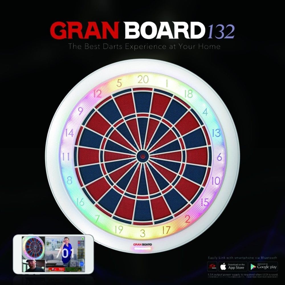 GranBoard 132 Smartboard, Turniermasse