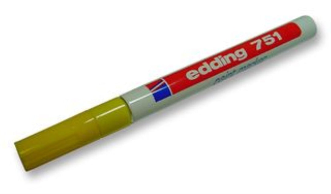 Lackmarker edding 751, ca. 1,0-2,0mm, gelb