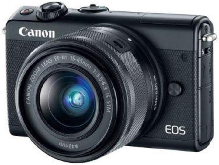 Canon EOS M100 SLR Digitalkamera - mit Objektiv (24,2 MP, Dual Pixel CMOS AF, DIGIC 7, Full-HD, Touc