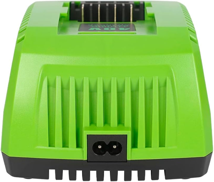Ersatz-Akku-Ladegerät 40V 2A kompatibel mit Greenworks 40V Batterie Lithium Ionen 29482 29962 29472