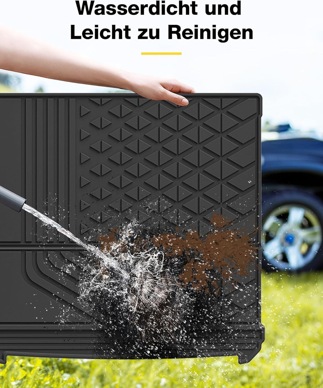 3W Kofferraumwanne für BMW iX i20 2022-2025 2026, TPE Allwetter Massgeschneiderte Kofferraummatte Ko