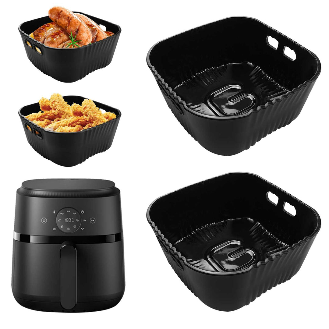 20CM Airfryer Silikonform Zubehör für Philips 2000 Series 4,2L (NA229/00), Russell Hobbs L 4L, COSOR