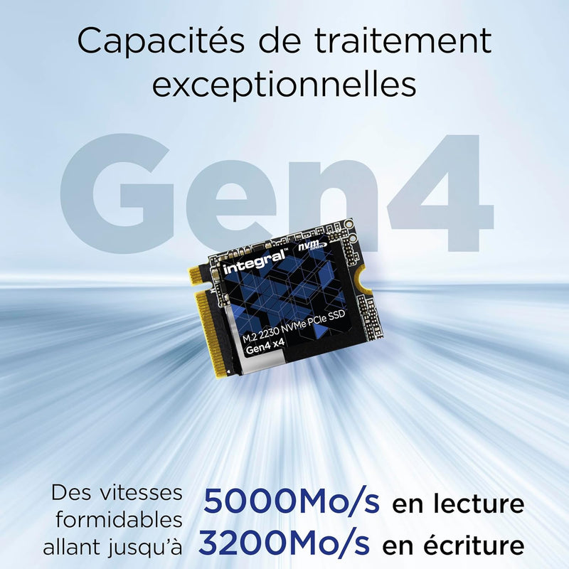 Integral NVMe SSD 2TB M.2 PCIe Gen4 x4 | M2 SSD PCIe 4.0 - Read Speed bis zu 4900MB/s, Write Speed b