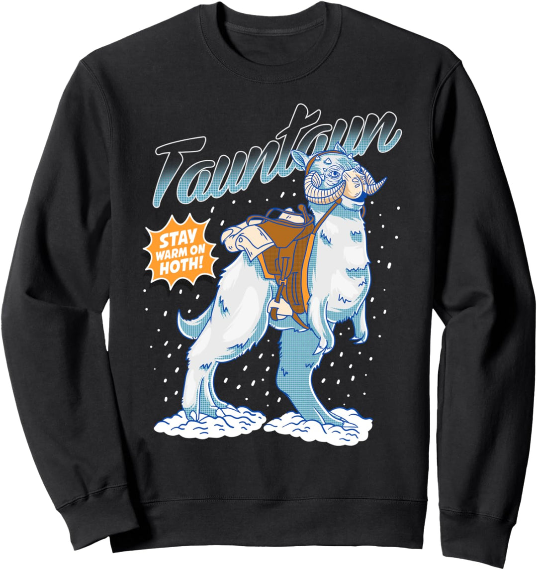 Star Wars Tauntaun Stay Warm On Hoth Comic Portrait Sweatshirt