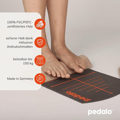 pedalo Fusswalzen I Beinachsentraining I Fussverschraubung I Fussdehnung I Fusskräftigung I Fusstrai