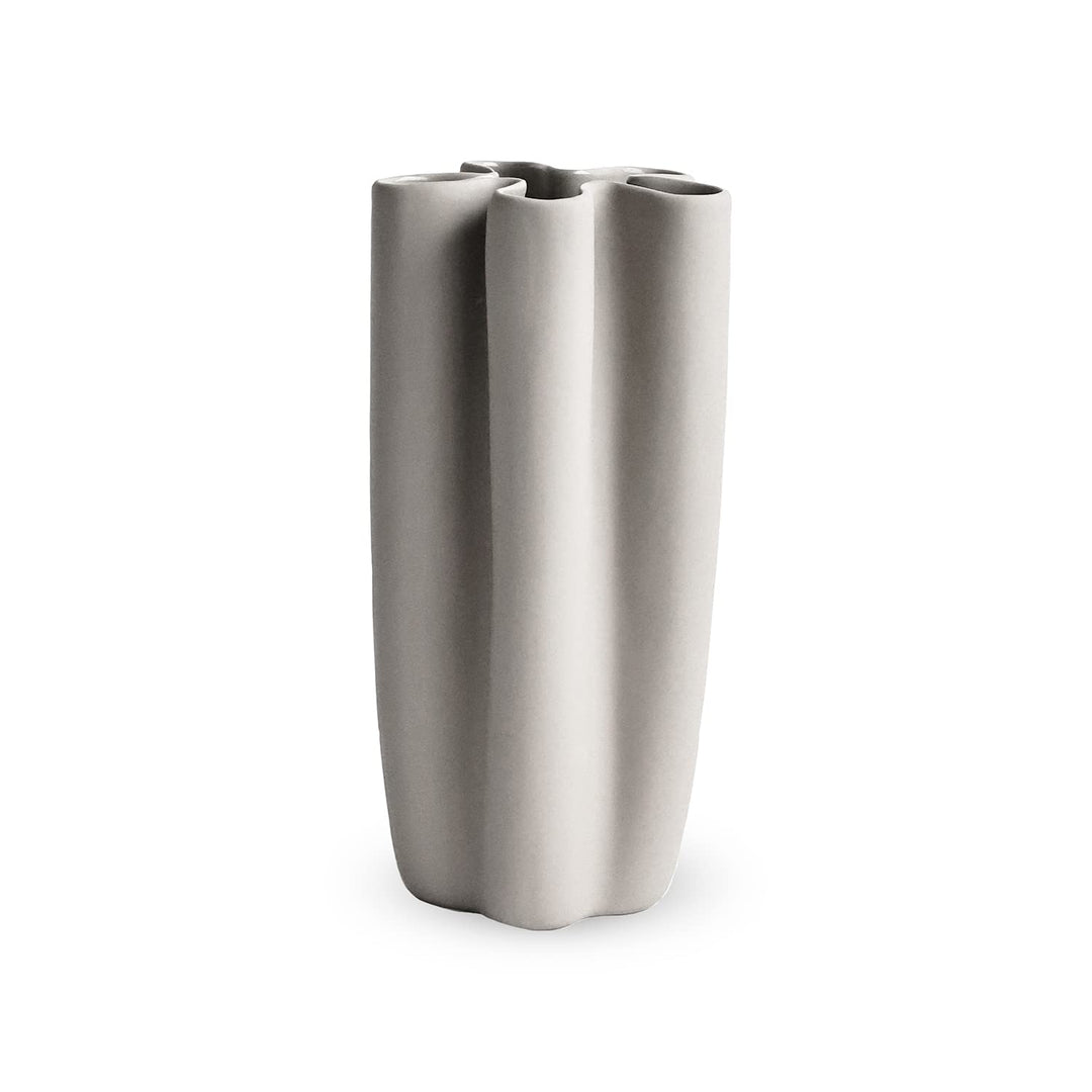 Cooee Design Tulipa Vase 30cm Linnen, Keramik, Tulpenvase, Leinenfarbe, HI-059-02-LN, W: 15, L: 15,