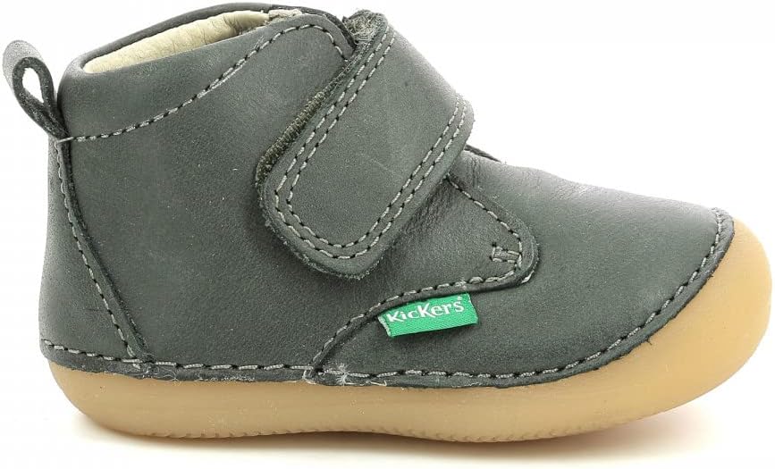 Kickers Unisex Baby Gody Sneaker 23 EU Gris Marine, 23 EU Gris Marine